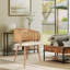 43cm H Low Back Armchair in Brown