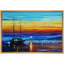 Océan côtier au coucher du soleil, impressions sur toile pour salon, chambre à coucher, décor M17-104074395-104074396