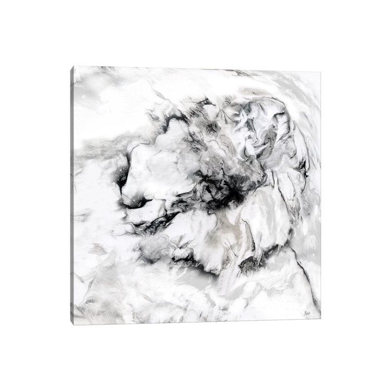 Marble Flower II by Nan - Wrapped Canvas Gallery-Wrapped Canvas Giclée, 45.72 cm H x 45.72 cm W x 1.91 cm D