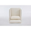 Élégante chaise d'appoint moderne, revêtement en chenille avec un design polyvalent pour le salon et le bureau