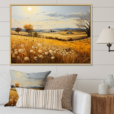 " Countryside Rustling Wheat Field IV "