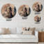 Aquarelle paysage japonais II - Art mural moderne en bois - Bois de pin naturel-87050342