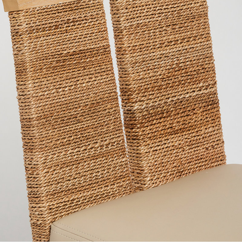 Reed Counter Stool, Cream Seat/Saddle Frame