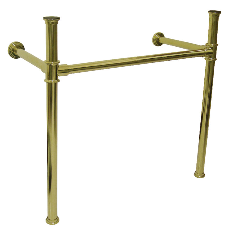 Pieds de lavabo console en acier inoxydable Kingston Brass Fauceture, Laiton poli
