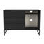 Fluted 3 Drawer TV Unit-1106472321