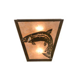 Rustic Lodge 2 - Light Flush Mounted Sconce