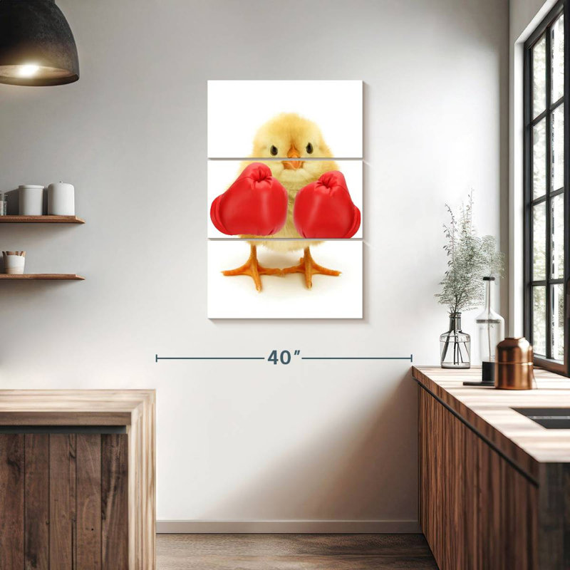 Ketti Funny Boxer Chick, 38" H x 24" W