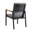 Urgeon Teak Premium All-Weather Wicker Outdoor Dining Armchair with Cushion-56436454-56436455