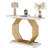 40” Gold Console Table