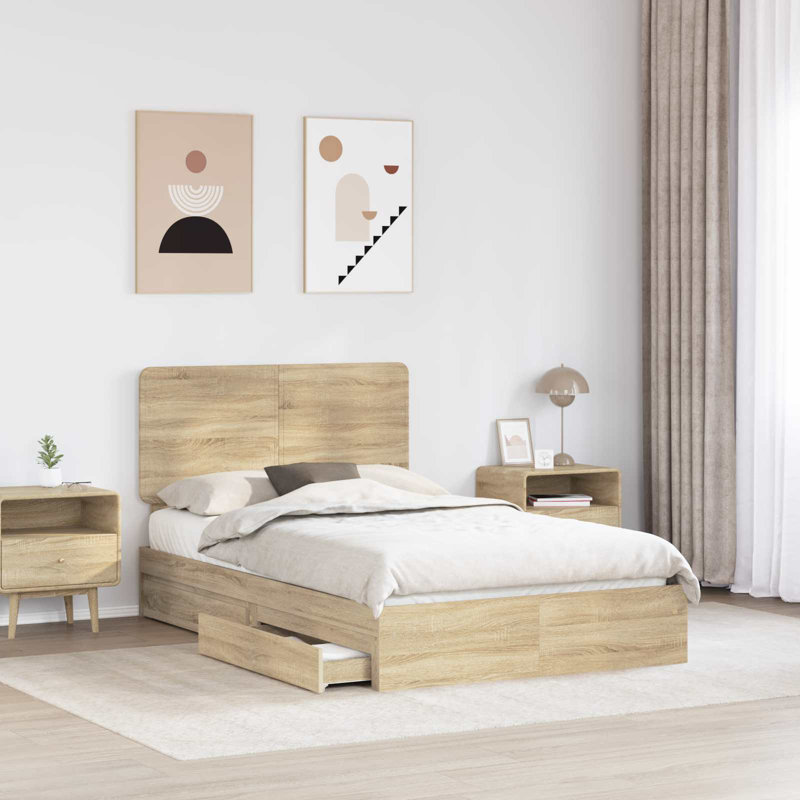 Bed, Sonoma Oak, Double (4'6)