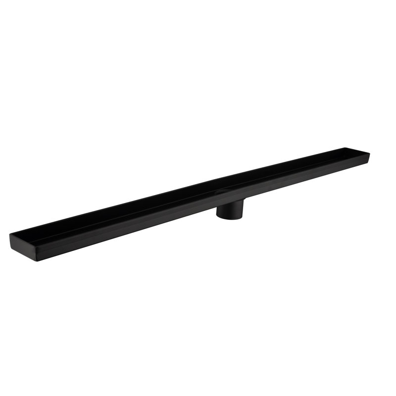 30 Inches Linear Shower Drain With Removable Cover, 304 Stainless Shower Drain  Included Hair Strainer And Leveling Feet