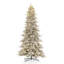 Sapin de Noël artificiel mince 11 pi avec 950 lumières blanches chaudes Herolinda