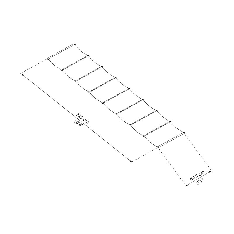 3m W x 0.5m D Patio Awning