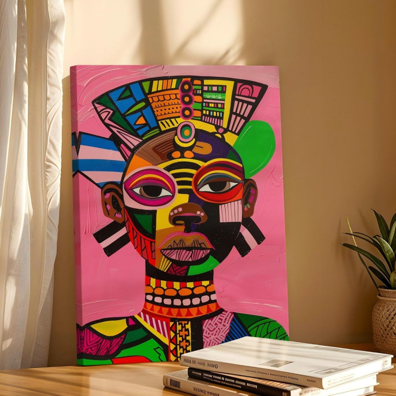 Décoration murale en toile colorée 12 x 18 pouces