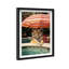 Oliver Gal Poolside Tiger Encounter Coastal - Luxury Shadowbox Framed Wall Art-1920663358-1920663357