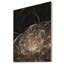 «Abstract Fractal Flower With Golden Rays», reproduction sur toile - Fleur fractale-718633377-718633378