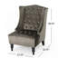 Fauteuil club à dossier haut