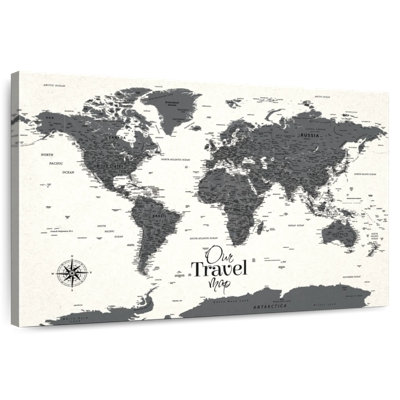 Our Travel I Push Pin World Alvertia