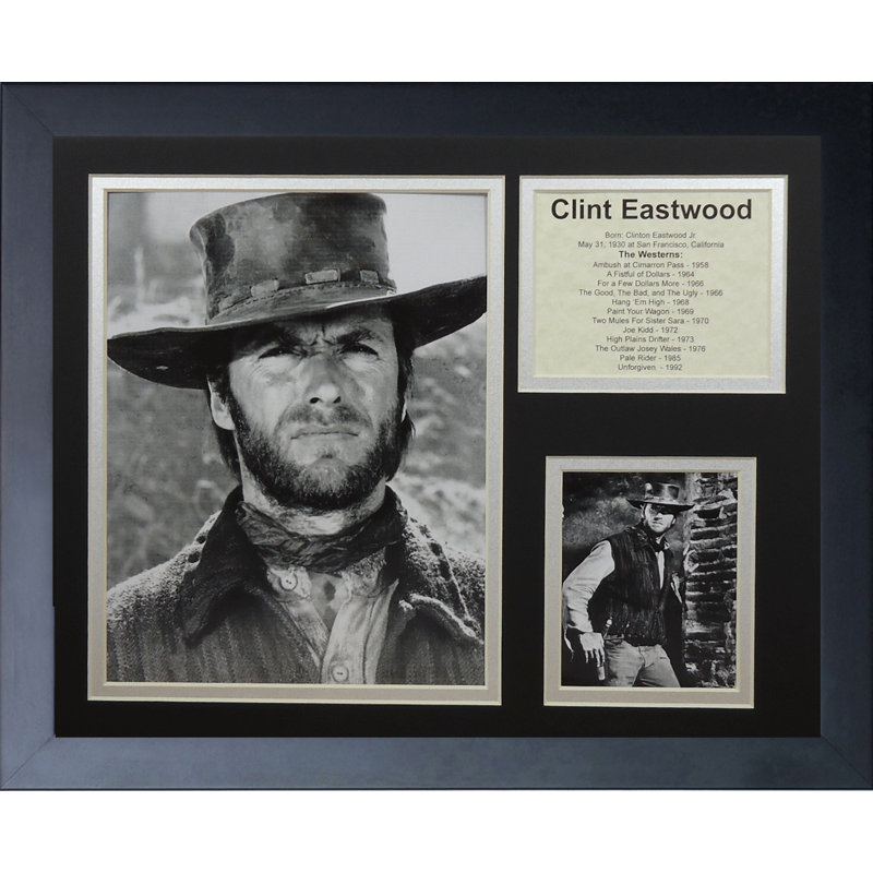 Souvenirs encadrée clint eastwood