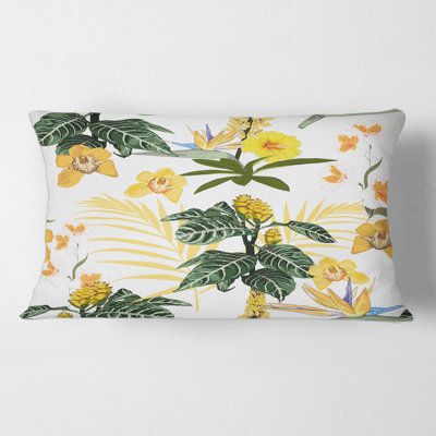 Floral Throw Pillow