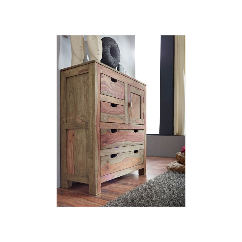 Nature 88cm Solid Wood Sideboard