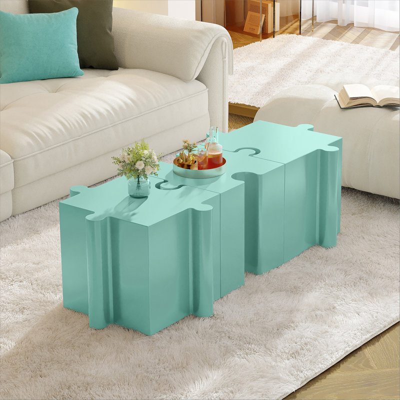 Table de bout MGO, Vert clair, H 17,75 po x l 15,75 po x P 15,75 po, 1