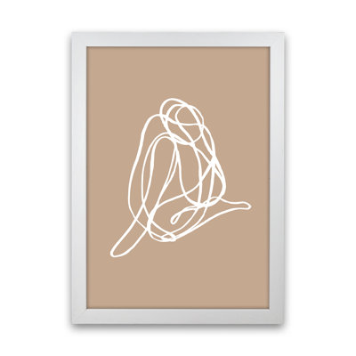 Tangled Lines Female3 1 Piece Wall Art