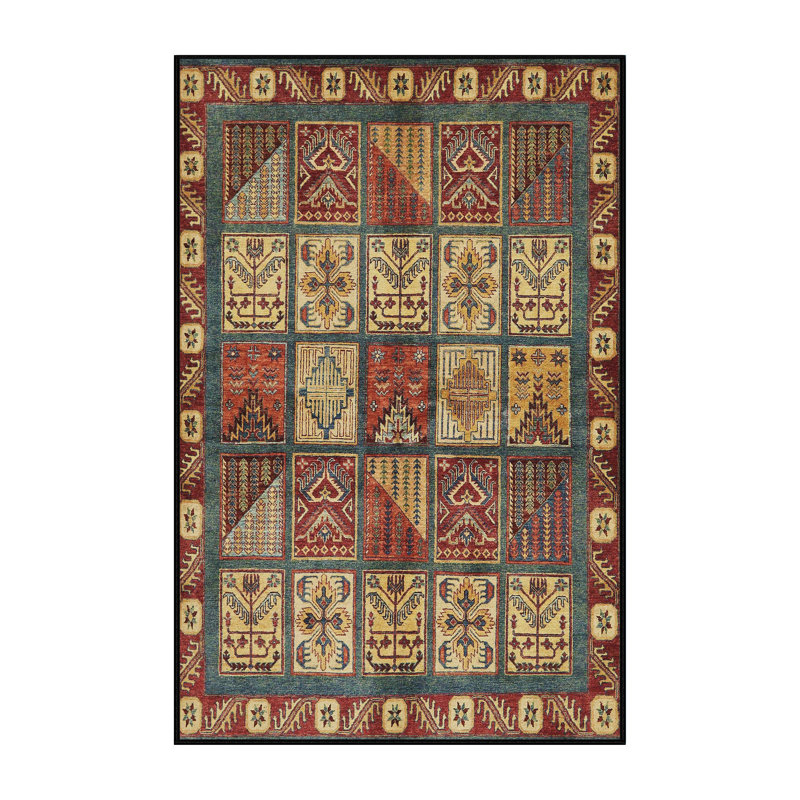 Tapis abstrait moderne 635, Rectangle 3 pi x 5 pi