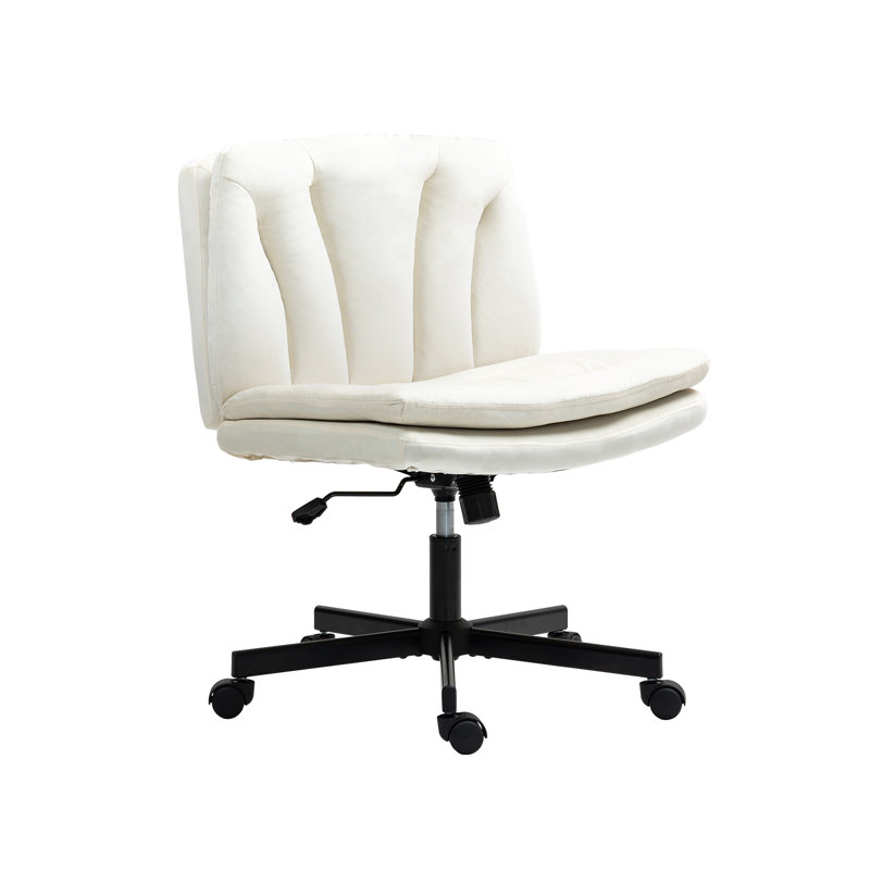 Fauteuil de bureau ergonomique Criss, Flanelle, Beige