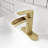 Single-Hole Single-handle Bathroom Faucet with Drain Assembly-62455633