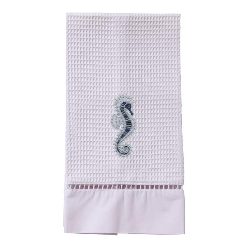 Gunnar Waffle Hand Towel, Blue