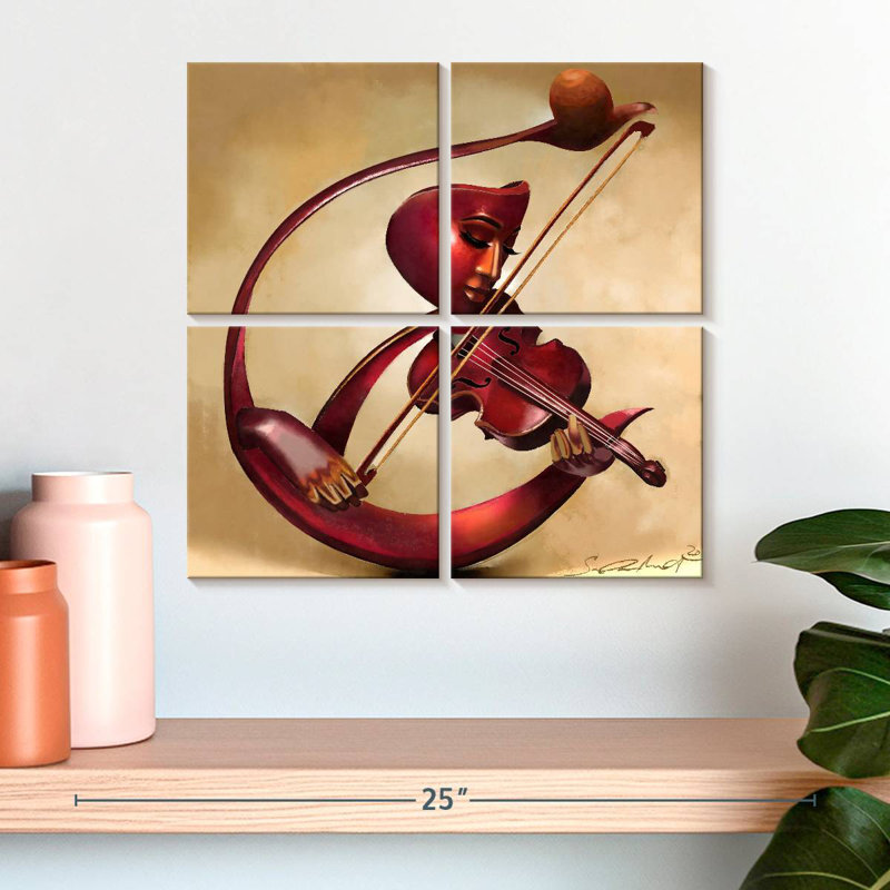Leisha Ethereal Strings, 18" H x 18" W
