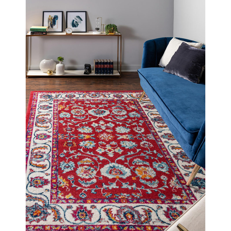 Burgettstown Oriental Indoor Rug, Rectangle 2' x 3'