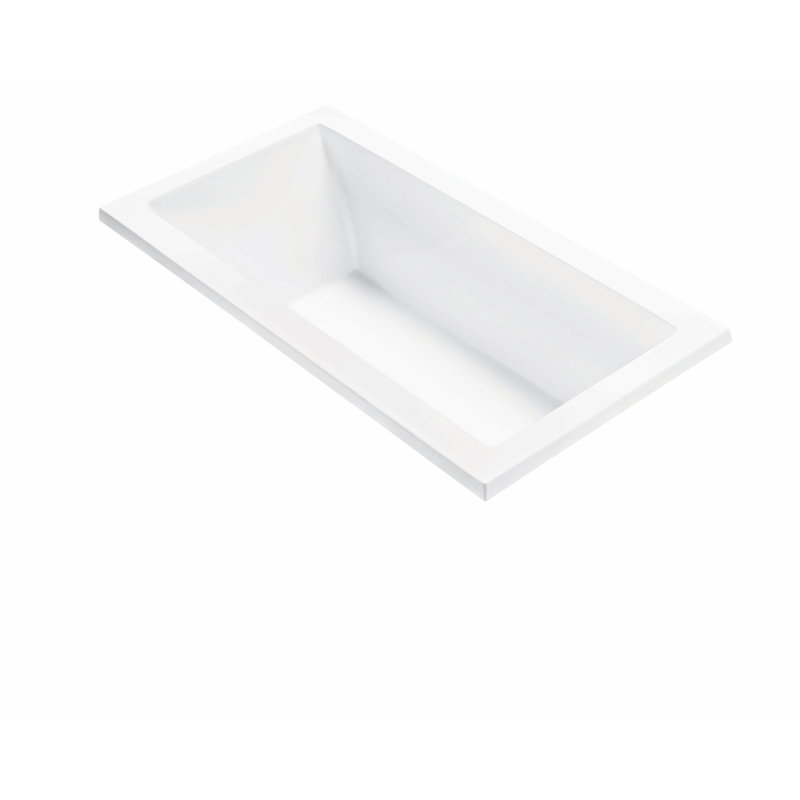 MTI Solutions 20 54" Bathtub, Undermount, 19" H x 54" W x 36" D