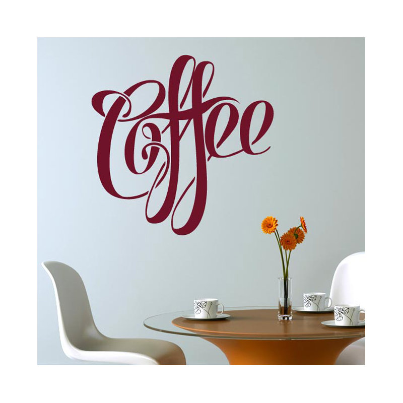 Wall Decal, Burgundy, Medium