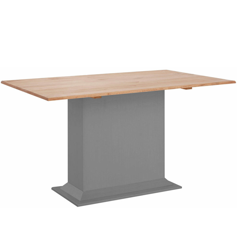 Oaxaca D.Table Fix Top S Gr/W, Brown/Gray, H75 x L105 x W65cm