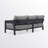 4 Pieces Aluminum Outdoor Patio Conversation Set With 5.2'' Seat Cushions-1506766003