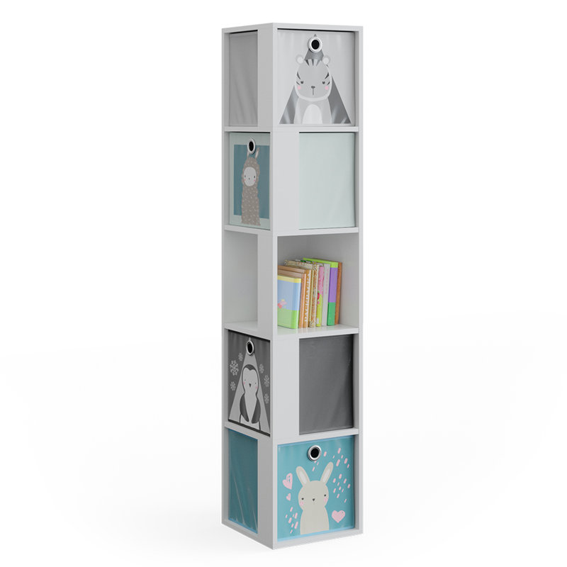 Caille 162.2cm H X 33.3cm W Wood Animals Kids Bookcase