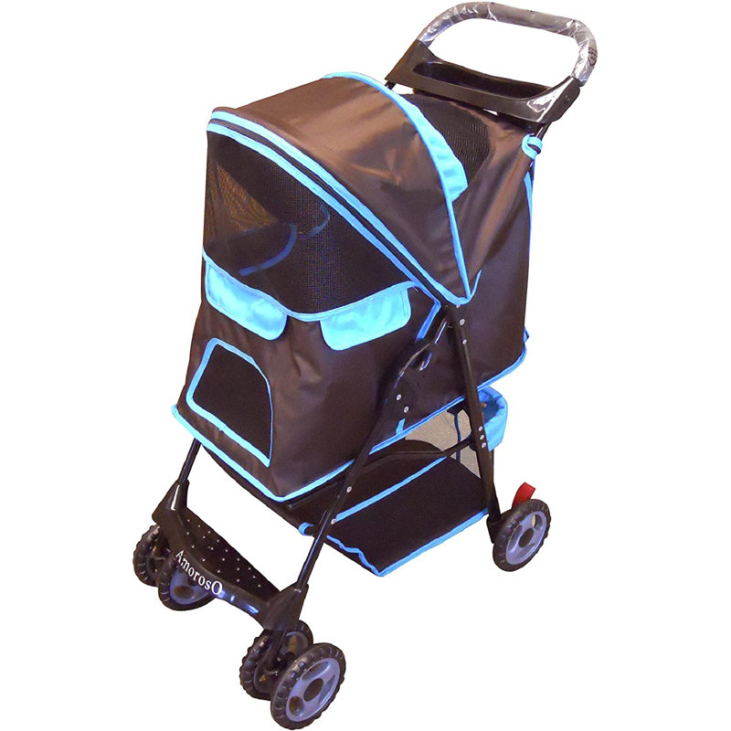 Poussette standard pliante, Noir