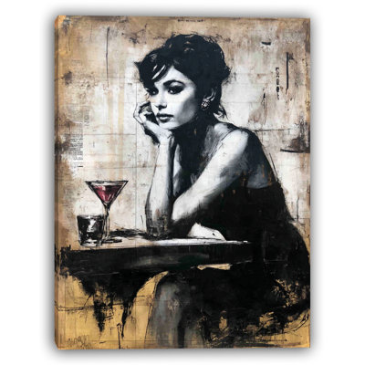 Art mural sur toile, "Pensée du soir"