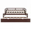 Lit de jour extensible avec couchette, lit de jour en bois pour économiser de l'espace et une utilisation polyvalente, pour les chambres d'amis et les petits espaces-280506558