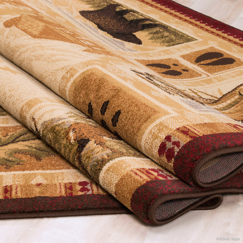 Performance Animal Print Indoor Rug, 3'9" x 5'1"