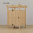 84'' H X 66'' W X 66'' D Outdoor Cedar Shower Room With Lockable Door For Poolside & Backyard