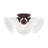 Becky Glass Flush Mount-22240817