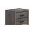 Table de chevet avec 2 tiroirs, glissière centrale Kennin lisse, table de chevet minimaliste pour toute chambre à coucher-776158800