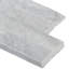 Carreau d'angle mural en pierre naturelle à face clivée Stonecrest Auric White 6 po x 18 po-92366324