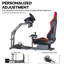 Support de cockpit avec simulateur de course Anman