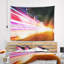 Tapisserie «Cityscape Expressway Light Trails»-28504015