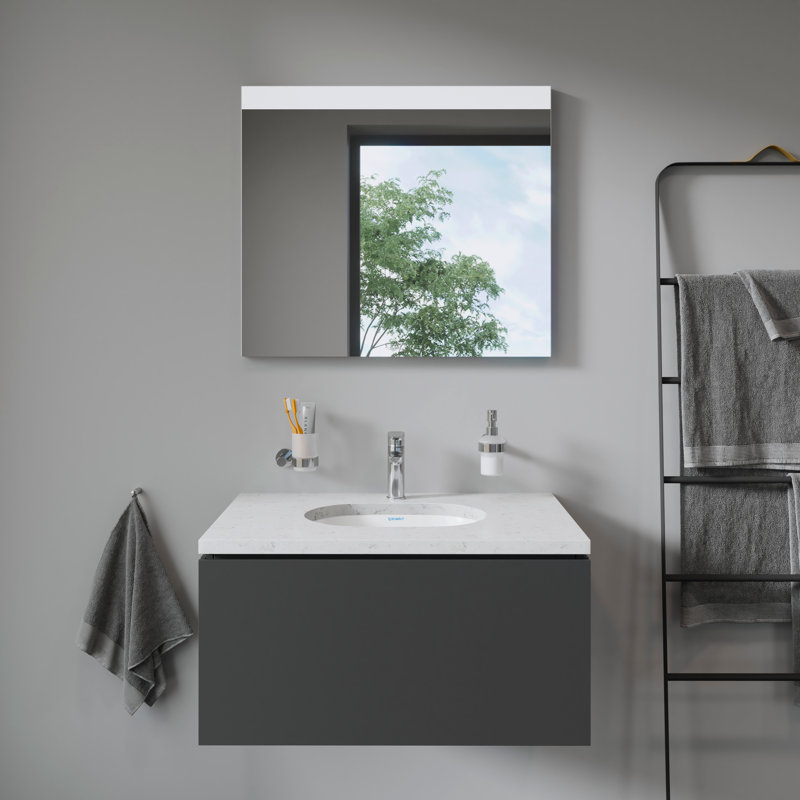 Duravit Ceramic Oval Undermount Bathroom Sink with Overflow