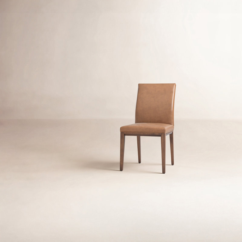 Arden Leather Dining Chair, Brown